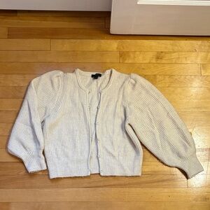 J. Crew Women's cream cardigan